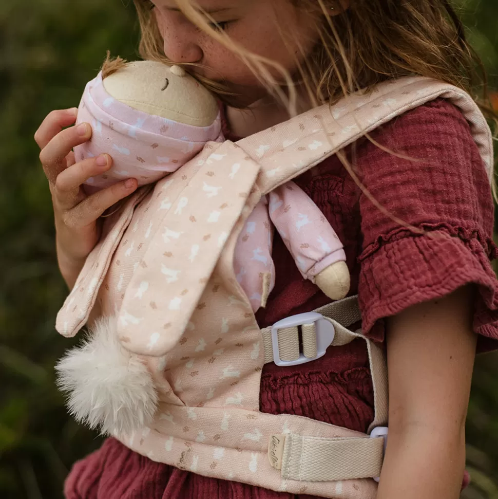 Kids Olli Ella Indoor Play | Doll Accessories<Dinkum Dolls Cottontail Carrier - Lapin