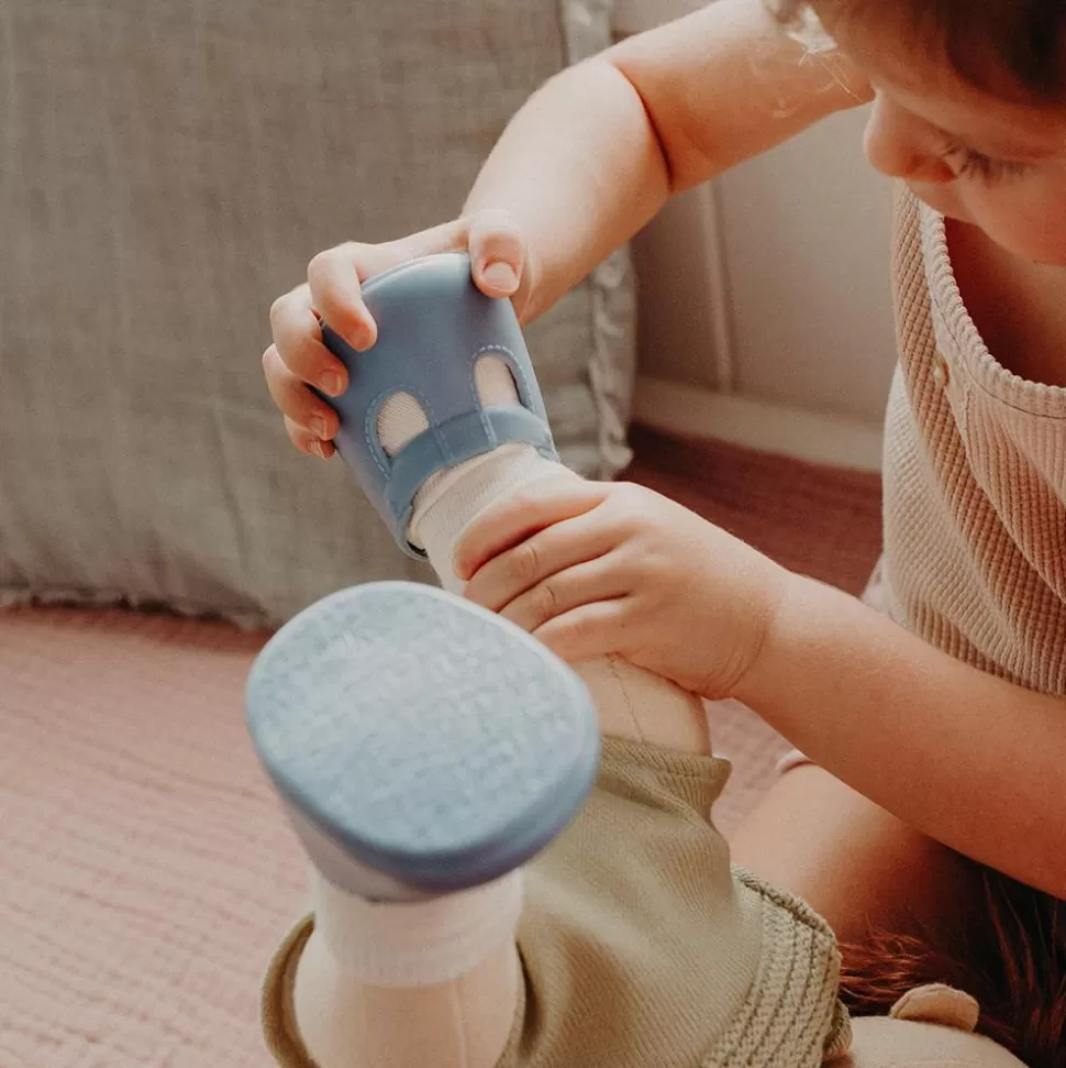 Kids Olli Ella Indoor Play | Doll Accessories<Dinkum Dolls Shoes - Heron Blue