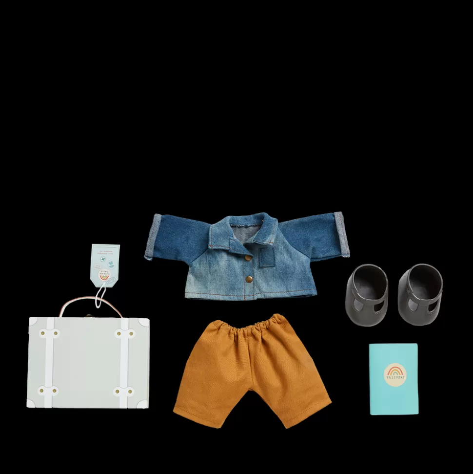 Kids Olli Ella Indoor Play | Doll Accessories<Dinkum Dolls Travel Togs - Sage