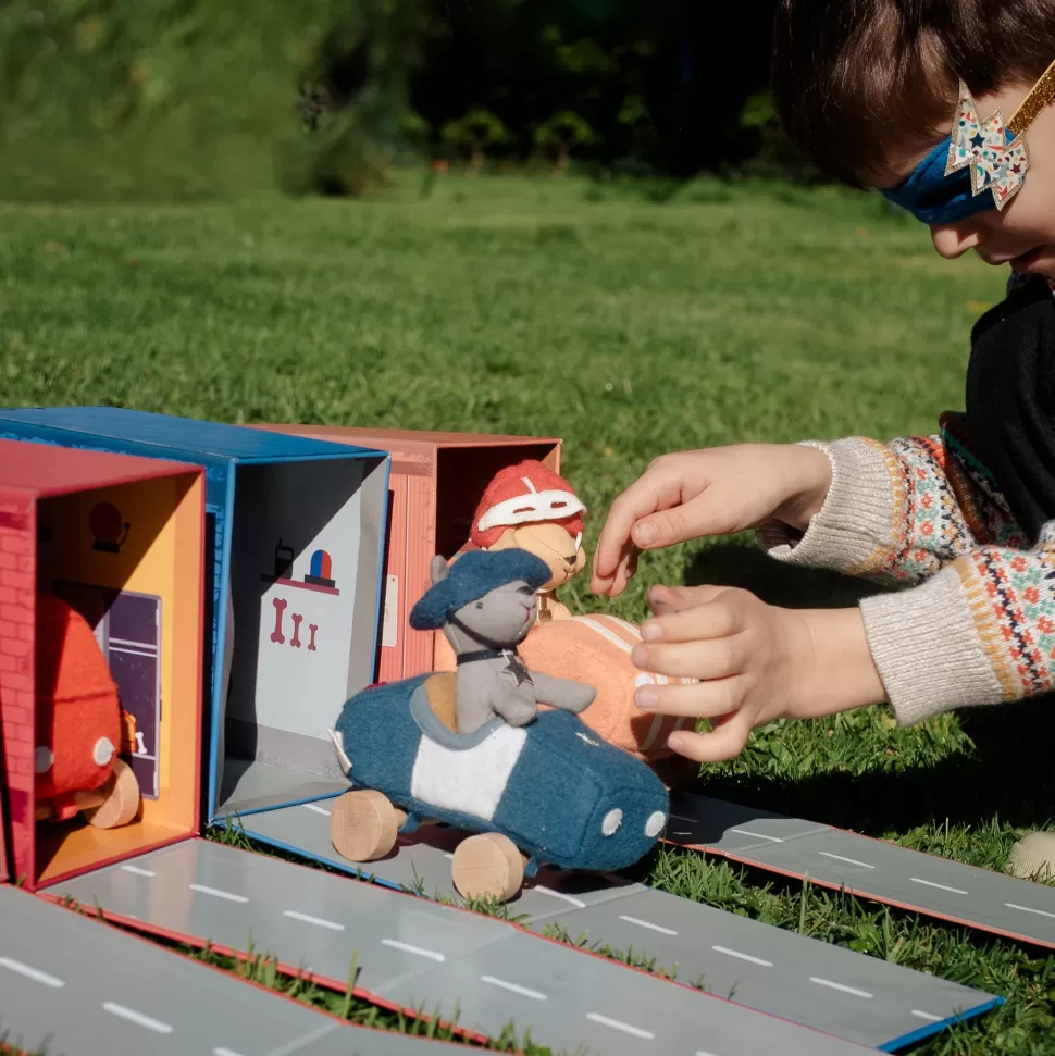 Kids Olli Ella Indoor Play | Small World Play<Holdie Dog-Go - Officer - Blue
