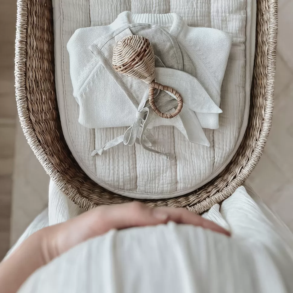 Olli Ella Nursery | Changing Baskets<Luxe Organic Cotton Liner - Oat