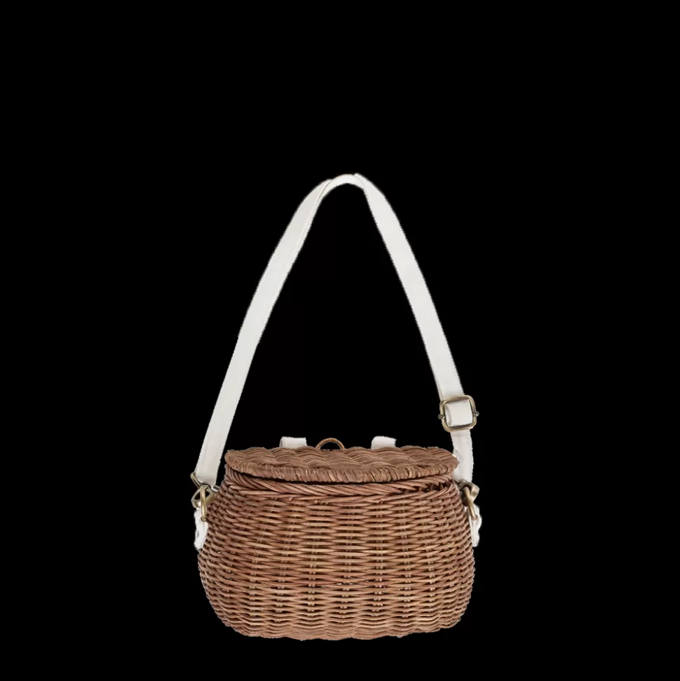 Kids Olli Ella Outdoor Play | To Carry<Mini Chari Rattan Bag - Natural