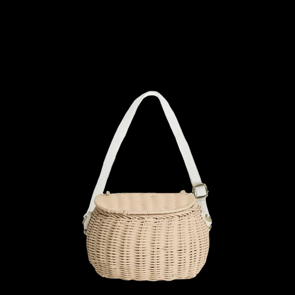 Kids Olli Ella Outdoor Play | Rattan Bags<Mini Chari Rattan Bag - Straw