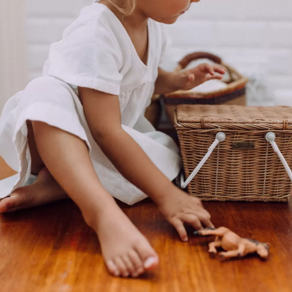 Kids Olli Ella Outdoor Play | For Storage<Piki Rattan Basket - Natural