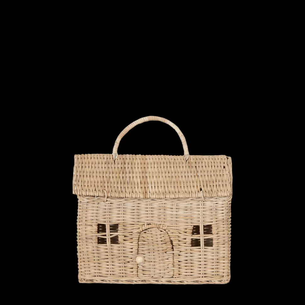 Kids Olli Ella Outdoor Play | For Storage<Rattan Casa Clutch - Straw