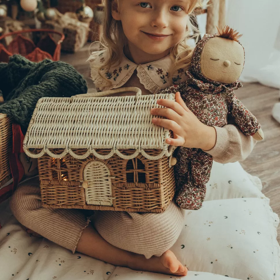 Kids Olli Ella Outdoor Play | For Storage<Rattan Gingerbread Casa Clutch