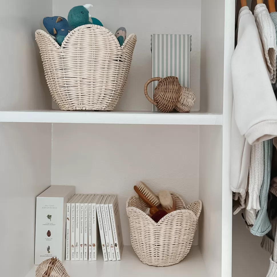 Olli Ella Nursery<Rattan Lily Basket Set - Buttercream