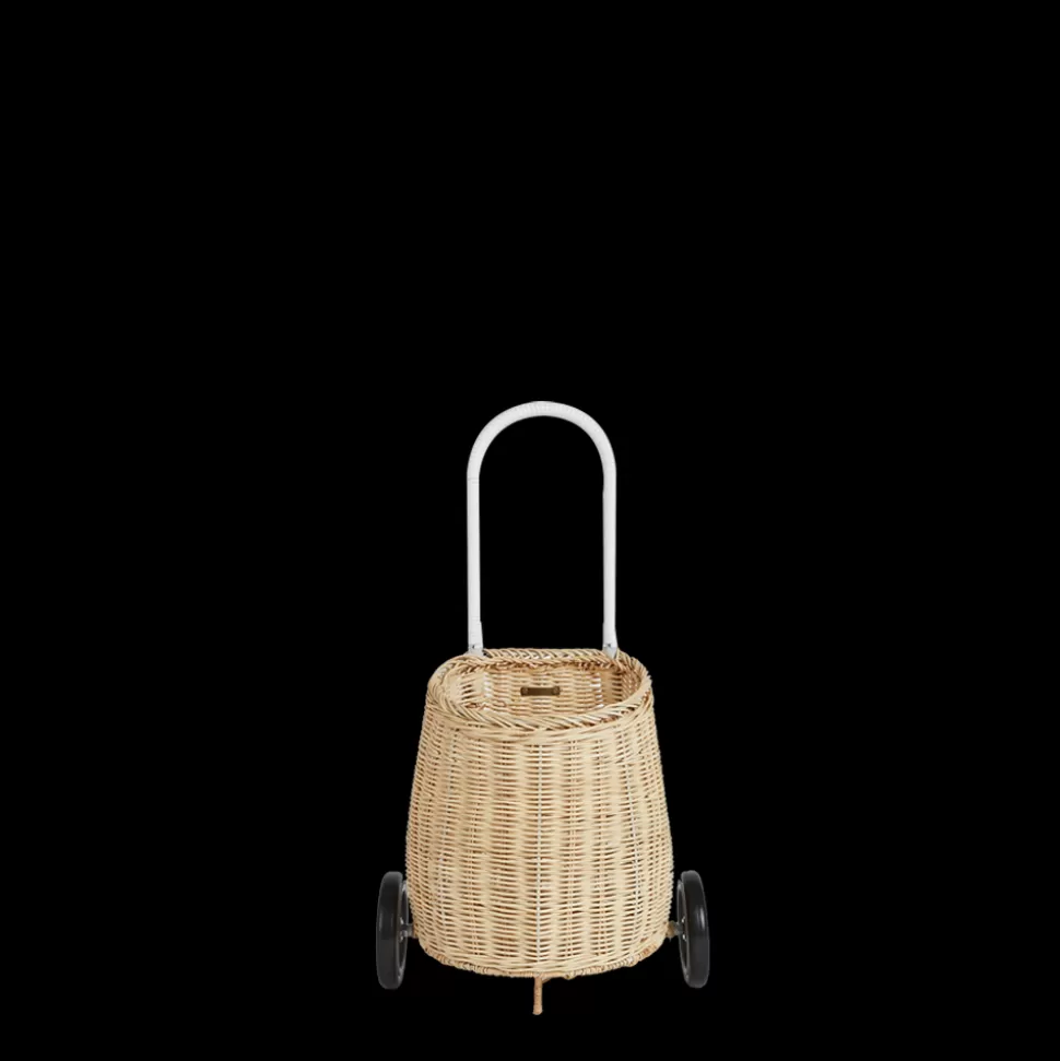 Kids Olli Ella On Wheels | Outdoor Play<Rattan Original Luggy - Straw