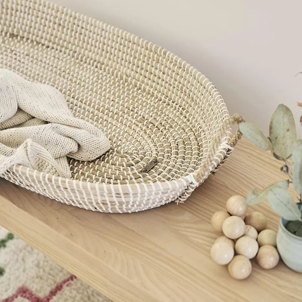 Olli Ella Nursery | Changing Baskets<Reva Seagrass Changing Basket - Natural