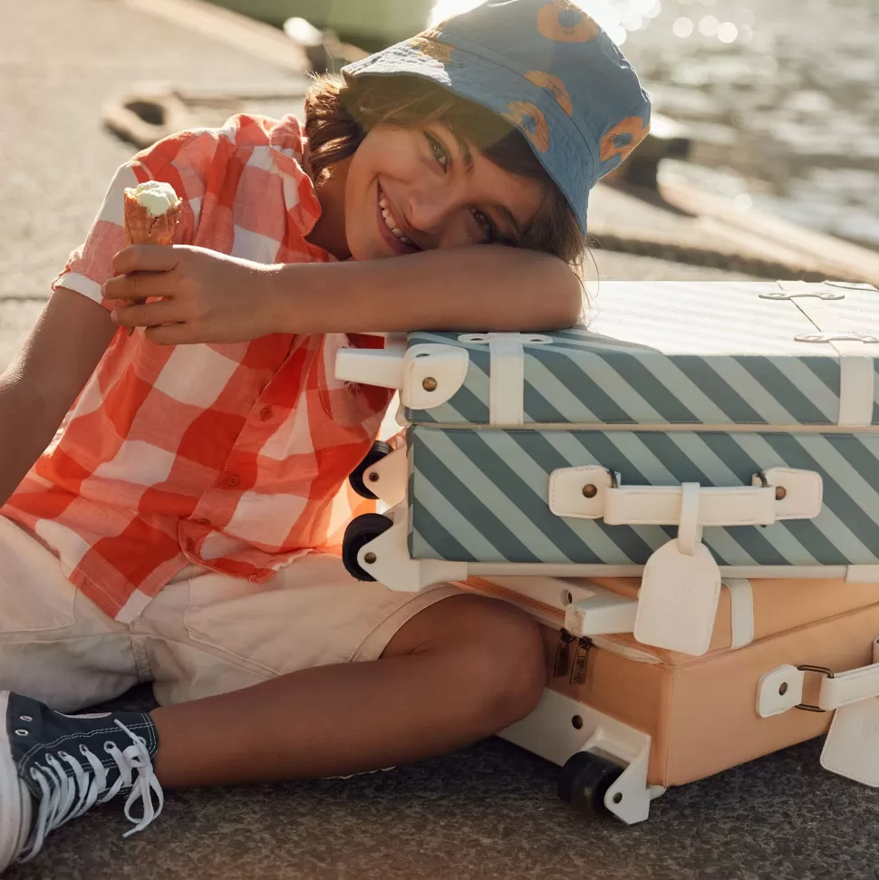 Kids Olli Ella Travel | Travel Bags<See-Ya Suitcase - Boardwalk
